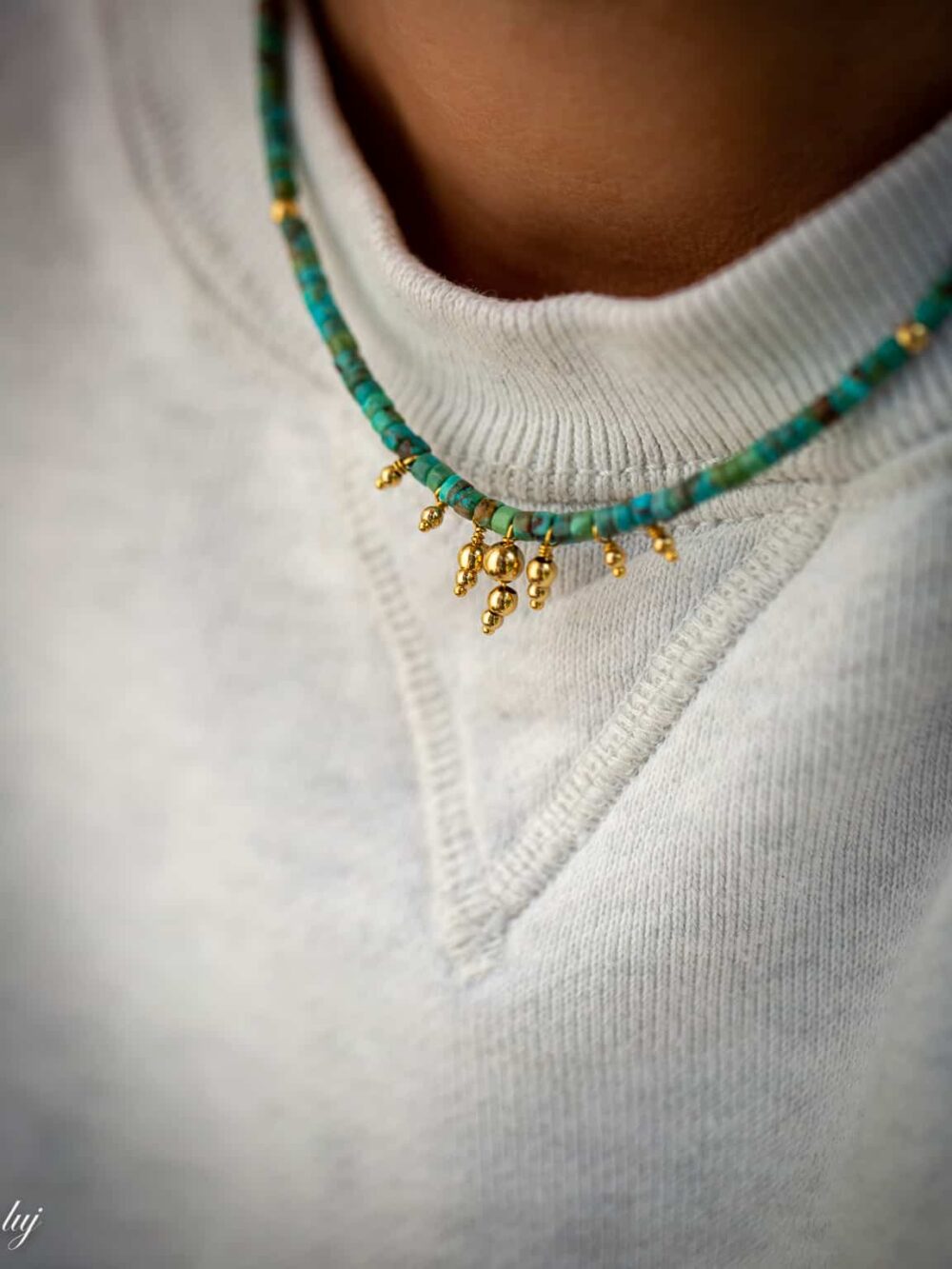 Jaipur Turquoise necklace luj paris bijoux 2